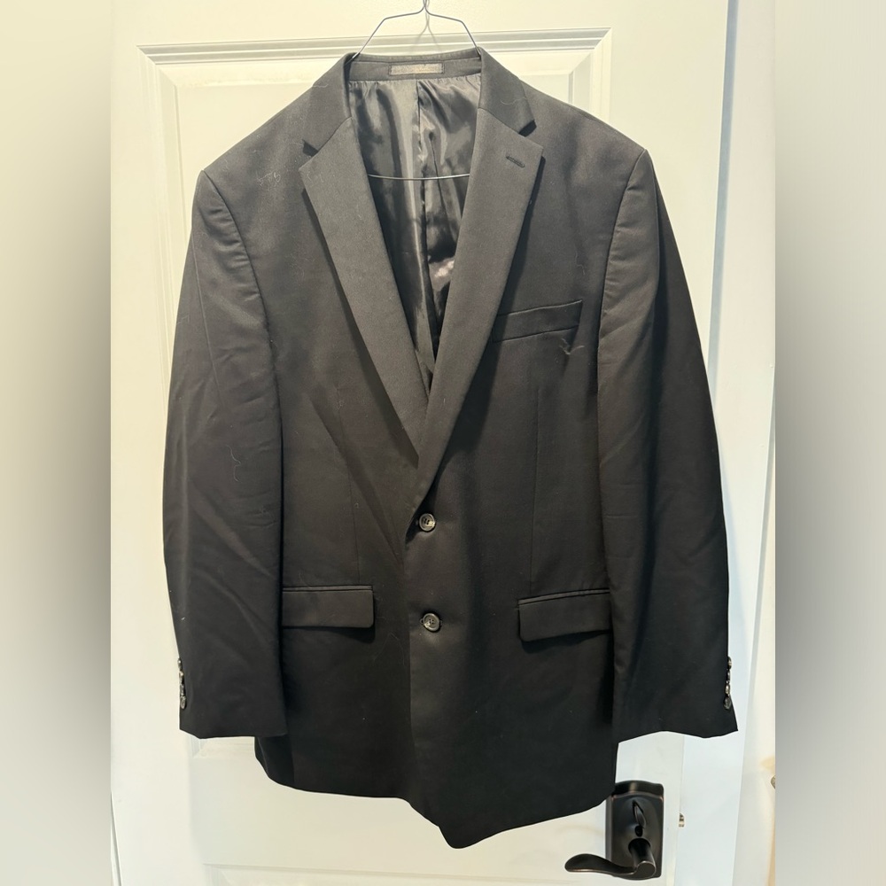 Chaps Suite Coat black 46L